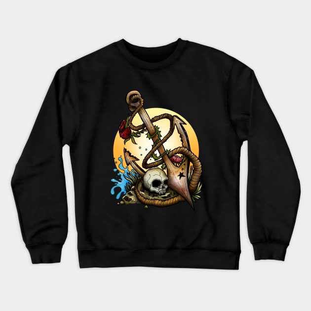 Anchored Crewneck Sweatshirt by adamzworld